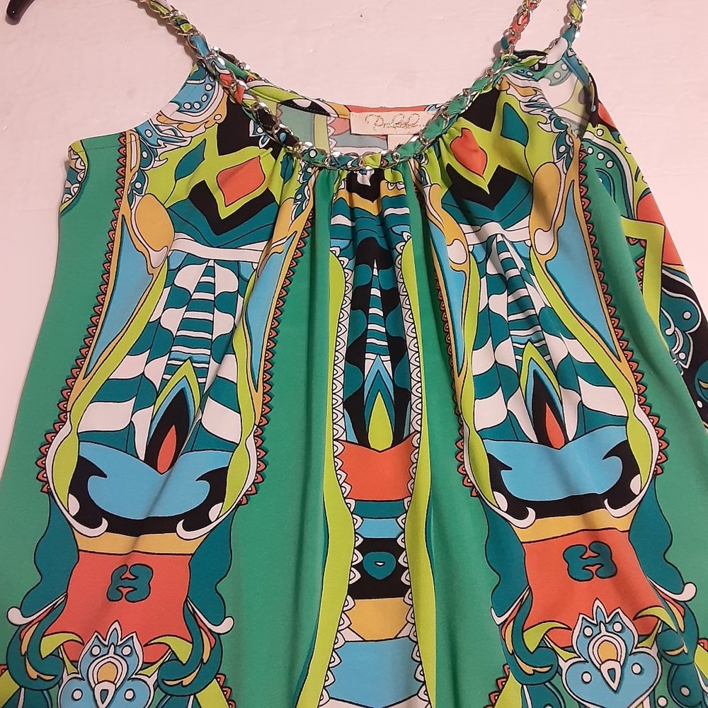 Prelude Women's Scoop Neck Sleeveless Mini Dress Size S